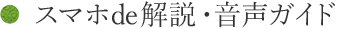 スマホde解説・音声ガイド